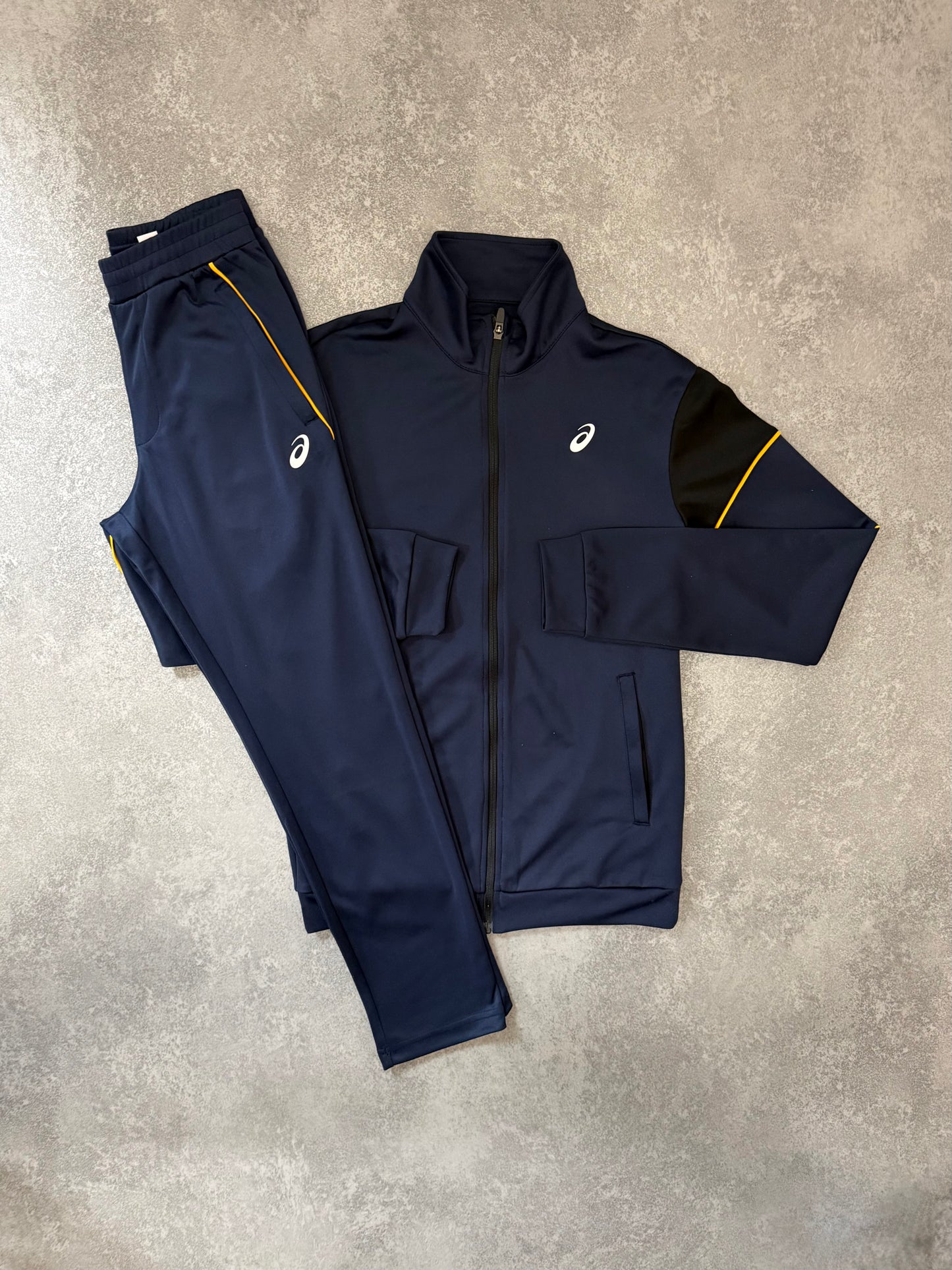 ASICS Navy Heather Tracksuit