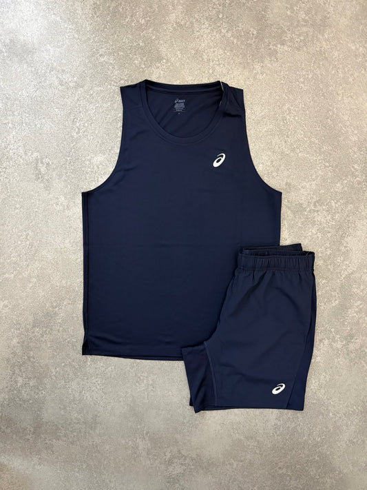 ASICS NAVY VEST SET