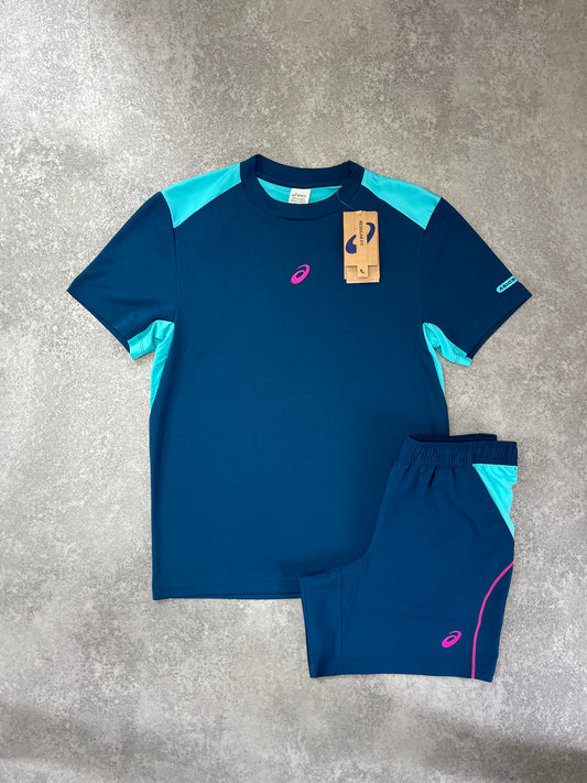 ASICS NAVY BLUE PADEL SET