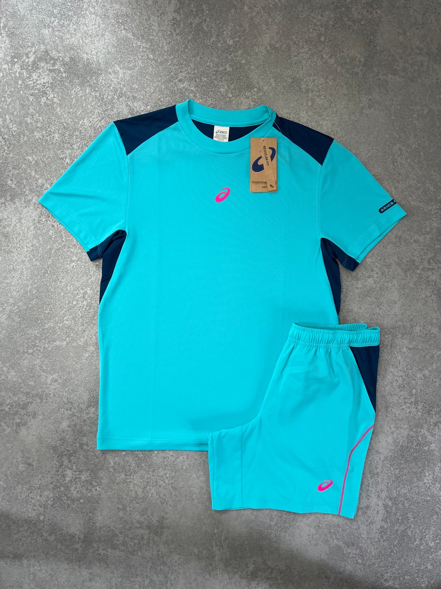 ASICS CYAN BLUE PADEL SET