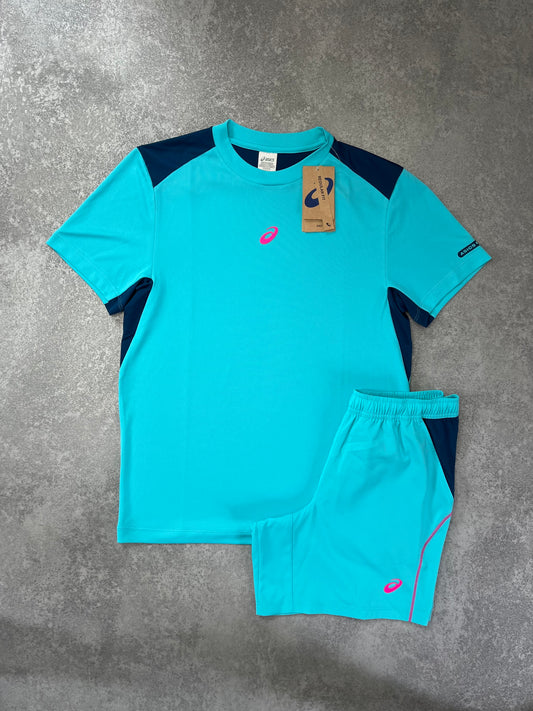ASICS CYAN BLUE PADEL SET