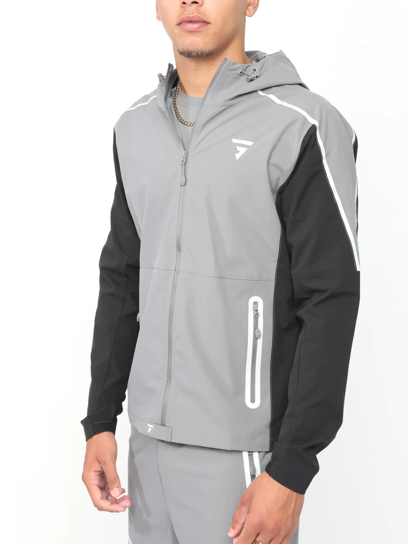 Reflect Jacket - Iron Grey / Black Short Set