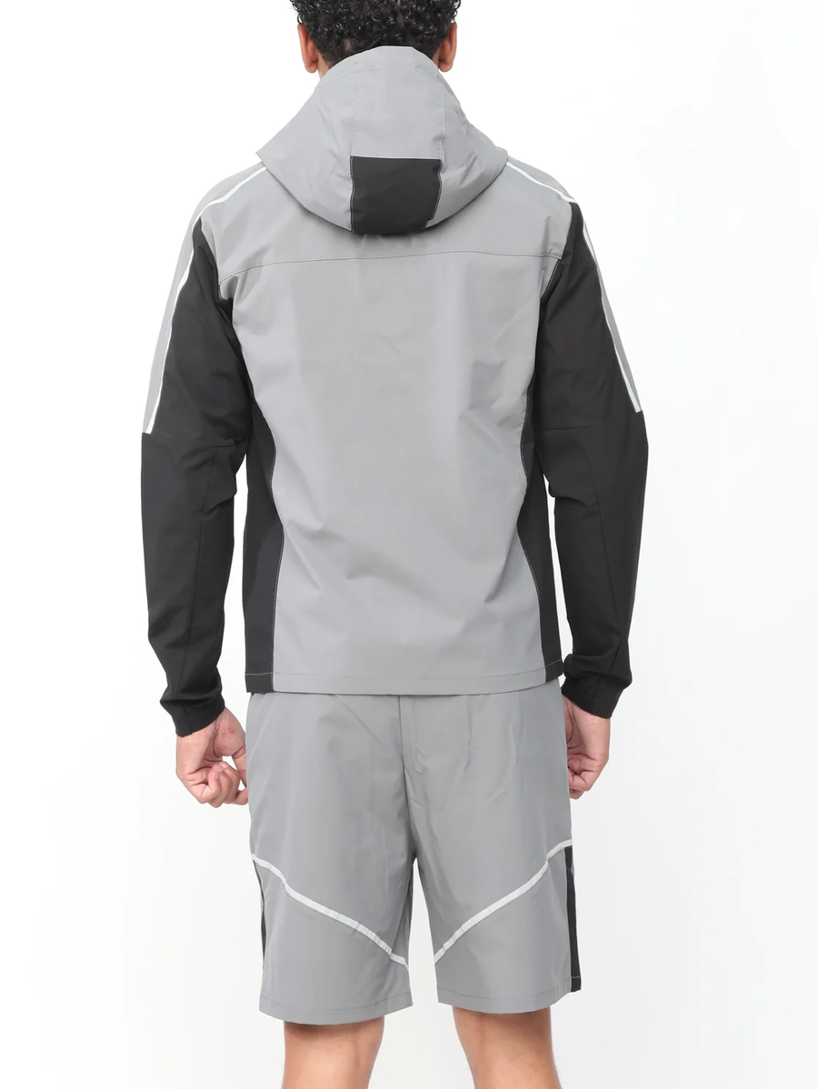 Reflect Jacket - Iron Grey / Black Short Set